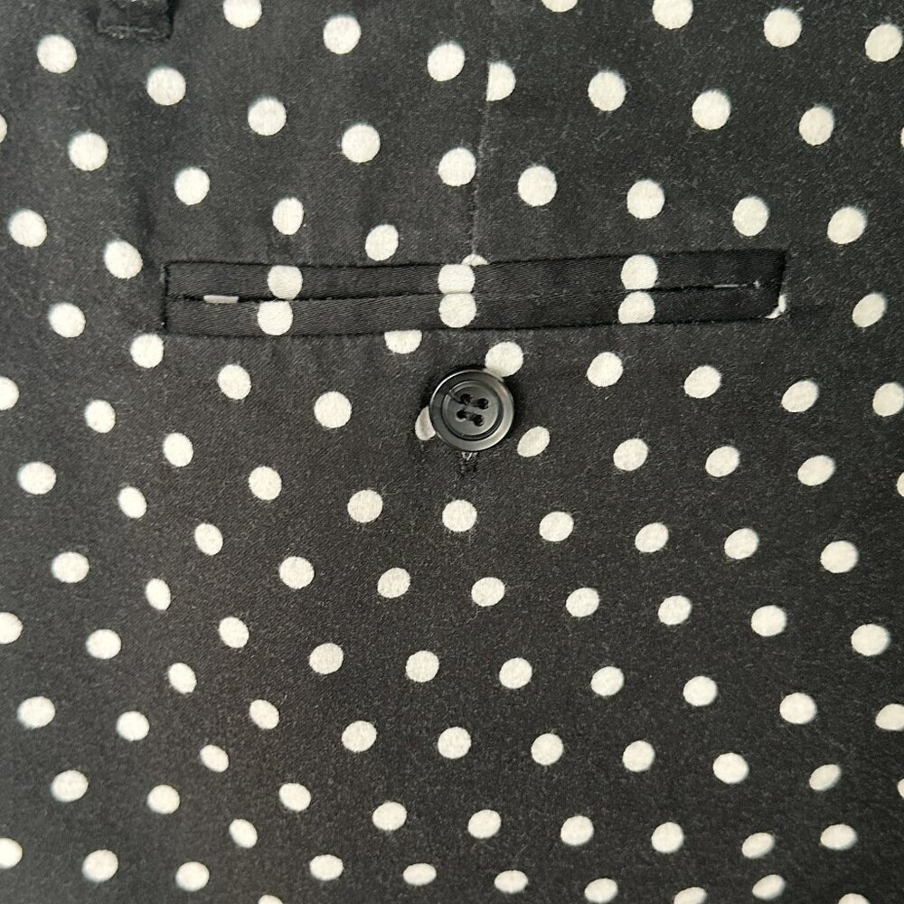 Black and White Polka Dot Dress Shorts Size 4 With Pockets - Picture 8 of 10